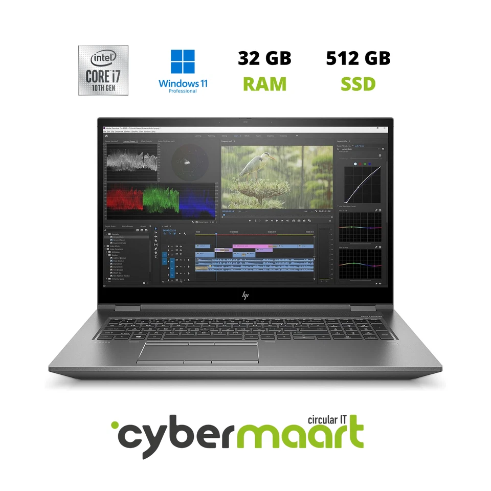 HP ZBook Fury 17 G7 i7-10750H RAM 32GB SSD 512GB Nvidia Quadro RTX 3000 6GB W11P - Immagine 1 di 1