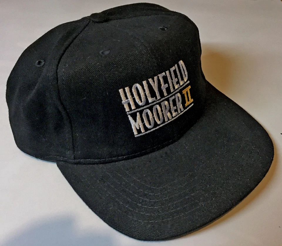 Gorra Evander Holyfield v Michael Moorer 2 de colección de béisbol boxeo lucha nueva Foto 1 de 1