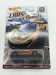 Hot Wheels Real Riders Cars and Donuts 2018 McLaren P1 Car Culture 1/5 Metal - Picture 1 of 3