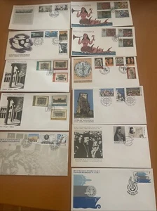 Greece  11 First Day Covers , 1977, XF Condition, See Photos - Picture 1 of 10
