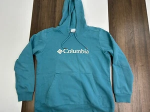 Columbia Womens Large Blue Long Sleeve Hoodie Sweatshirt - Picture 1 of 11