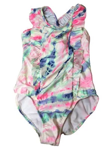 GAP Kids Girls size 14/16 TYE DYE CRISS CROSS SWIMSUIT NEW - Picture 1 of 5