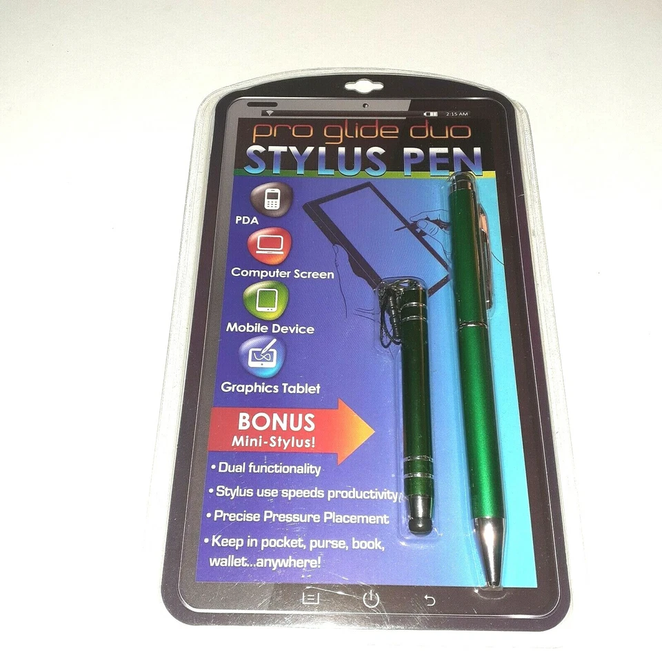 Pro Glide Duo STYLUS PEN + Bonus Mini Stylus - NEW & SEALED - Image 1 of 1