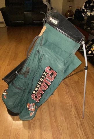 Vintage Rare Phoenix Coyotes Ping Golf Bag NHL Hockey Cover