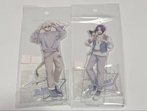 Blue Lock Sanrio supporto acrilico Nagi Seishiro Mikage Reo dal Giappone 2025 set di 2 - Foto 1 di 1