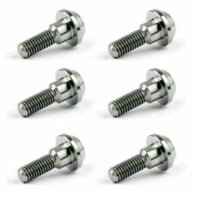 6pc M6x20mm /Ti Disc Brake Rotor Bolts For Yamaha R1 R6 YZF.! Foto 1 de 4