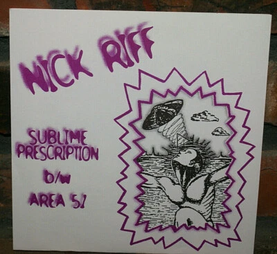 Nick Riff Sublime Prescription 7" Single 1995 Htf Oop US Space Rock Record Nm/Nm - Image 1 of 4