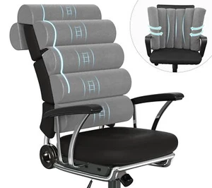 Back Support Pillow for Office Chair with Neck Support,Lumbar Pillow Adjustab... - Picture 1 of 8