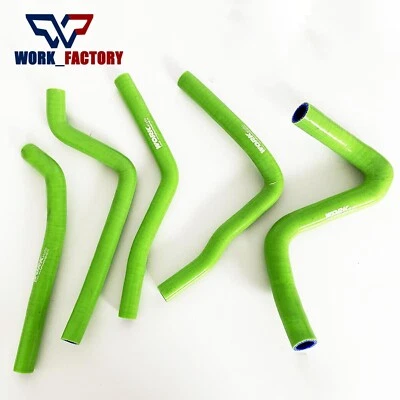 Green Silicone Radiator Hose for Kawasaki KX250 KX 250 1990 1991 1992 1993 90 91 Foto 1 de 4