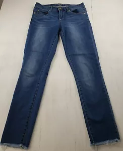 Articles of Society Skinny blaue Damenjeans Größe 26 Stretch roher Saum 28 x 27 - Bild 1 von 10