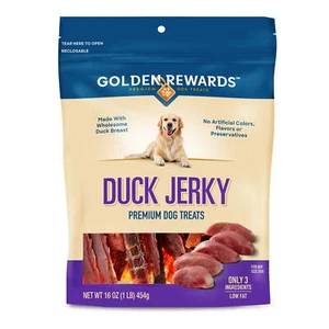  Duck Jerky Premium Dog Treats, 16 oz - Picture 1 of 9