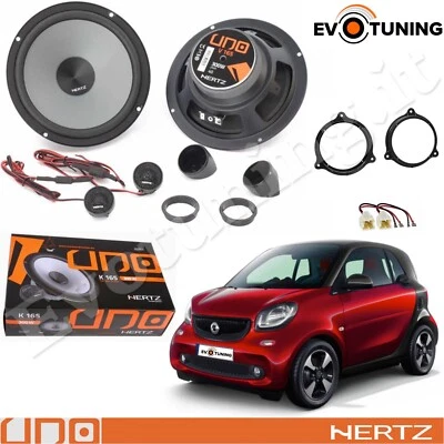 Hertz Kit 2 vie 16 cm K 165 Sistema Altoparlanti Auto Smart Fortwo W453 453 300W - Immagine 1 di 4