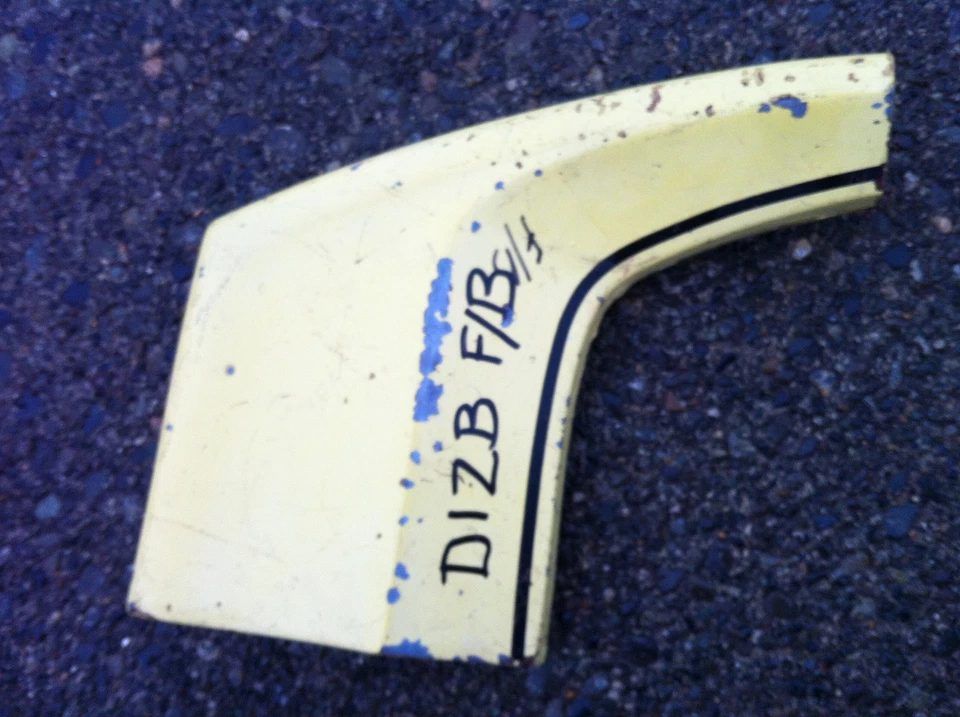 1971 71 福特 MUSTANG MACH 1 FASTBACK 右握 1/4 延长二手(黄色)D1ZB-63 — 第 1/2 张图片