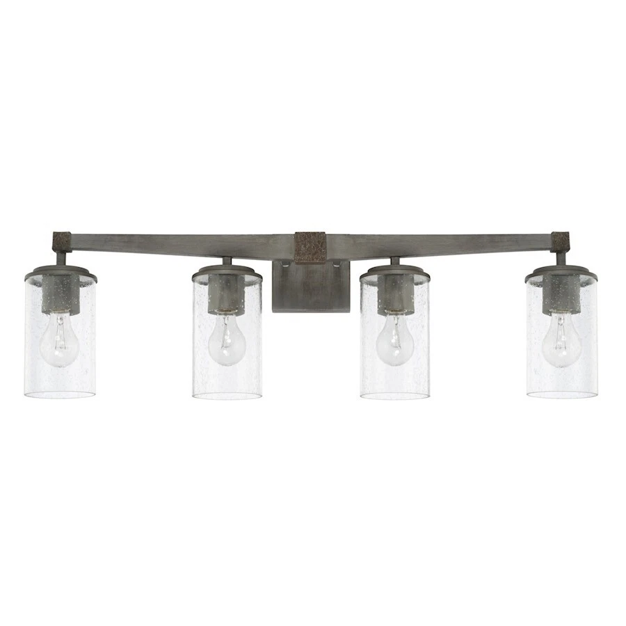 OPEN BOX ITEM: Capital Lighting Zac 4 Light Vanity, Urban Grey - CL125941UG-435 - Image 1 of 1