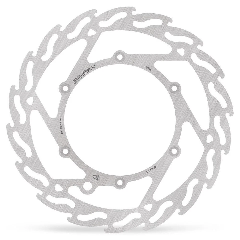 MotoMaster Flame Left Fixed Front Brake Disc for KTM 125 EXC 1999-2015 Foto 1 de 1