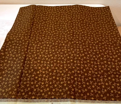 Moda PIECEMAKERS BROWN SCISSORS Quilt Fabric by Kathy Schmitz- 5 Yards #6055 - Image 1 of 2