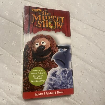 BEST OF THE MUPPET SHOW VHS BRAND NEW SEALED!!! SYLVESTER STALLONE JAMES COBURN - Image 1 of 4