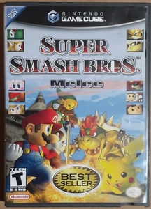 Case Only Super Smash Bros Melee Nintendo GameCube 2001 NO GAME/NO MANUAL - Picture 1 of 3