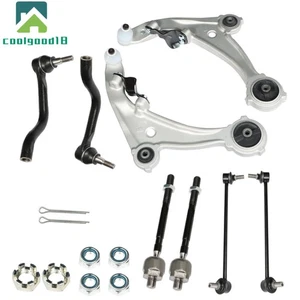Fit For Nissan Altima 2007 2008-2012 8PCS Steel Front Control Arms Kit & Tie Rod - Picture 1 of 13