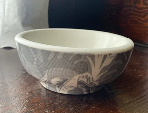 Wallace China Shadow Banana Leaf Restaurant Ware Bowl In Gray 5 Inches - Picture 1 of 9