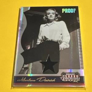 Marlene Dietrich 2008 Donruss Americana #234 Relic Holo #7/25 PROOF - Bild 1 von 3