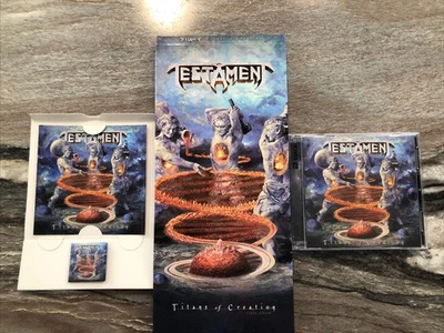 Testament Titans Of Creation CD Blu-ray Longbox 2 Disc Limited To 6500 Like New - Image 1 of 4