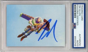 1995 DISNEY SKYBOX TOY STORY BUZZ LIGHTYEAR CARD TIM ALLEN SIGNED PSA DNA COA - Picture 1 of 2