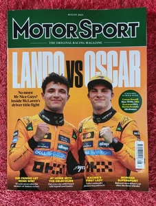 MOTOR SPORT Magazine AUGUST 2025 BRAND NEW MINT - Imagen 1 de 3