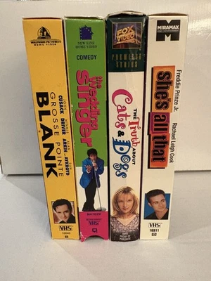 90’s VHS Rom Com Lot Grosse Pointe Blank, Wedding Singer NOT TESTED  Foto 1 de 4