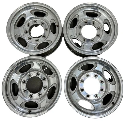 "Juego de 4 llantas Ford Excursion pulidas F-250 SD F250 2000-2005 OEM 16"" llantas originales" Foto 1 de 4