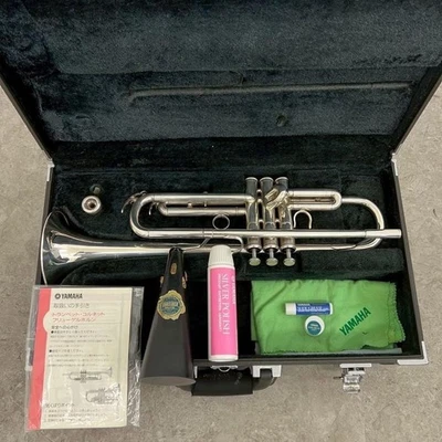 YAMAHA YTR-6310ZS Tromba Argento YTR6310ZS Funzionamento confermato... - Immagine 1 di 4