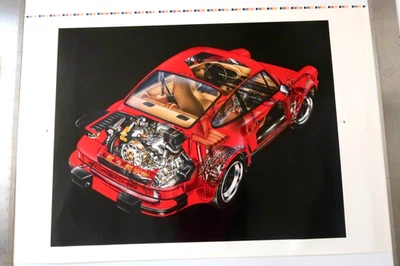Original Vintage PORSCHE Poster - Image 1 of 4