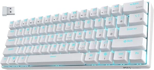 RK61-US QWERTY Wired/Bluetooth 60% Tastiera Meccanica, ABS Keycaps, Interruttori - Foto 1 di 12