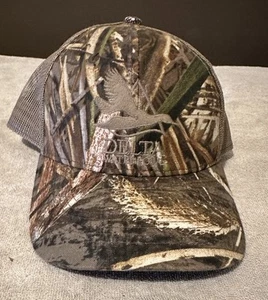 Delta Waterfowl Camo Hat Strapback Cap Duck Hunting Mossy Oak Shadow Grass Blade - Picture 1 of 6
