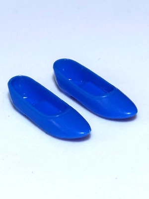 Zapatos planos Barbie azul real punta puntiaguda años 90 2000 Foto 1 de 2