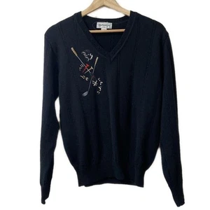 Auténtico suéter negro para hombre Burberry's - Imagen 1 de 6
