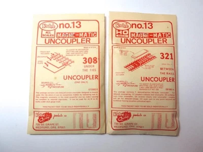 2 Kadee Magne-Matic #308 Under the ties & #321 Between the Rails Uncouplers - Image 1 of 3