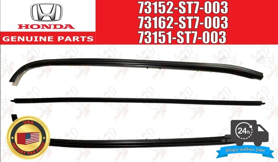 HONDA INTEGRA DC# 94-01 Front Windshield Molding Right 73152-ST7-003 OEM Genuine
