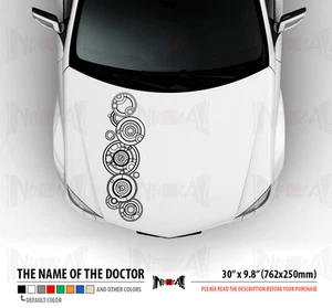 30" NAME OF THE DOCTOR WHO IN GALLIFREYAN Tardis Hood Car Vinyl Sticker Decal - Bild 1 von 5