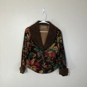 Painted Pony Vintage Western Floral Animal Print Tassell Cowgirl Jacket Medium - Picture 1 of 5