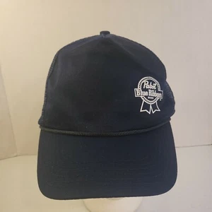 Pabst Blue Ribbon Beer Trucker Snapback Hat - Picture 1 of 10