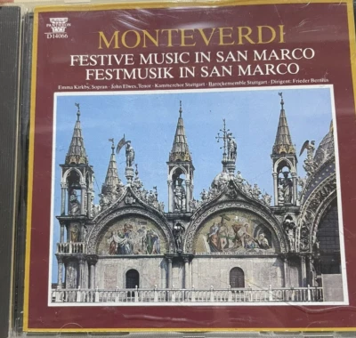 Festive Music in San Marco, Monteverdi, Kirkby, Elwes, CLASSICAL CD Foto 1 de 2