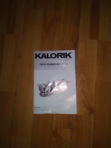Kalorik Triple Burner Buffet Set - Picture 1 of 5