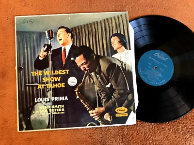 LOUIS PRIMA Keely Smith Sam Butera The Wildest Show In Tahoe LP 1957 T-908 orig! - Image 1 of 4