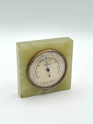 COOP CO-OPERTATIVE 1967 Thermometer on Stone Block Permanent Building Society - Image 1 of 3