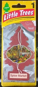 Little Trees Spice Market scent genuine OEM air freshener discontinued new USA - Picture 1 of 2