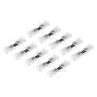 4-Pin RGB LED Light Strip Connectors, 8mm Solderless Adapter Connector 10pcs