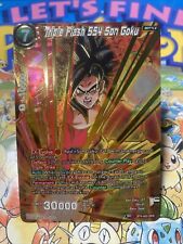 Triple Flash SS4 Son Goku BT4-003 SPR Dragon Ball Super Card Game