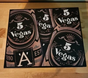 Solid Wood Empty Cigar Box - 5 Vegas Classic Hinged Cover with magnet - Picture 1 of 5