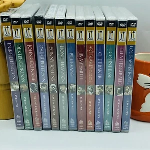 13 JAZZ ICONS LIVE DVD's Louis Armstrong Duke Ellington Count Basie & More NEW - Picture 1 of 15